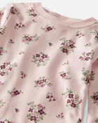 Baby Organic Cotton Pajamas Set in Wildberry Bouquet, image 3 of 4 slides