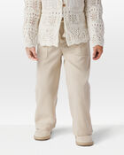 Toddler Pull-On Drawstring Pant - Tan, image 2 of 6 slides