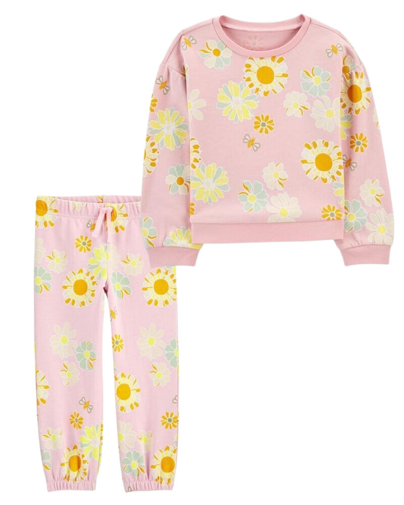 Toddler 2-Piece Sunflower Outfit, image 1 of 1 slides