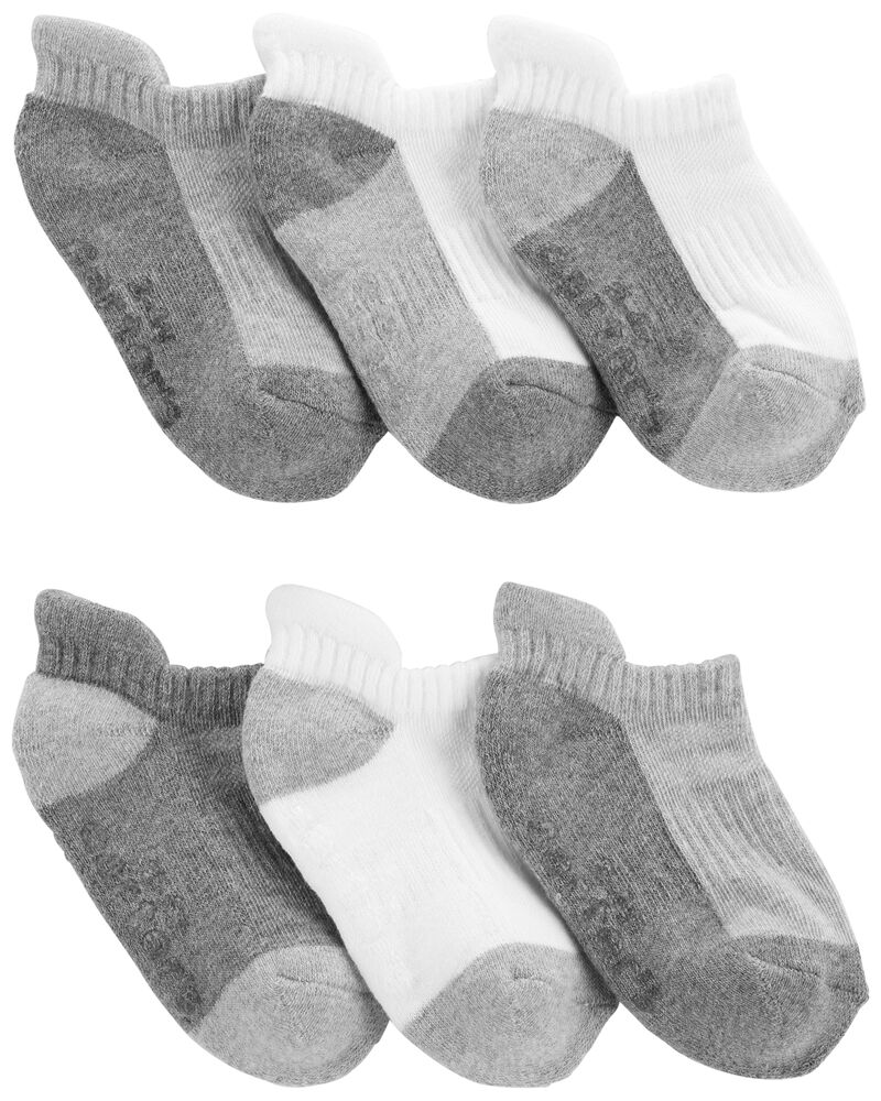 Toddler 6-Pack Ankle Socks, image 1 of 2 slides