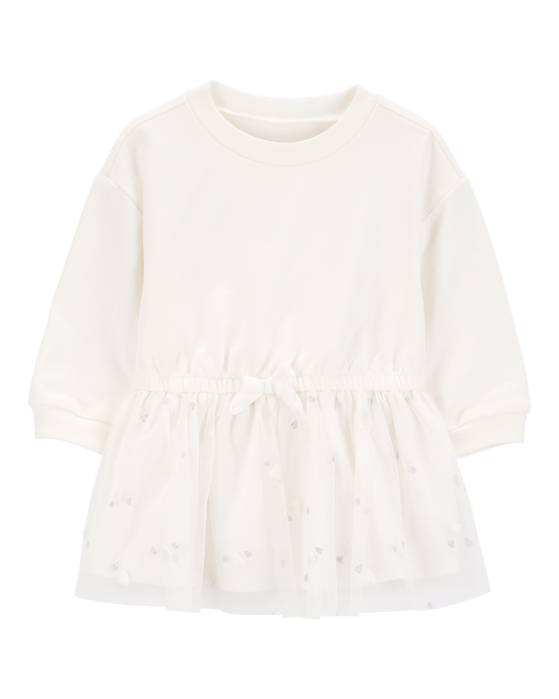 Baby white long sleeve dress online