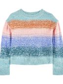 Multi - Kid Striped Pullover Sweater 