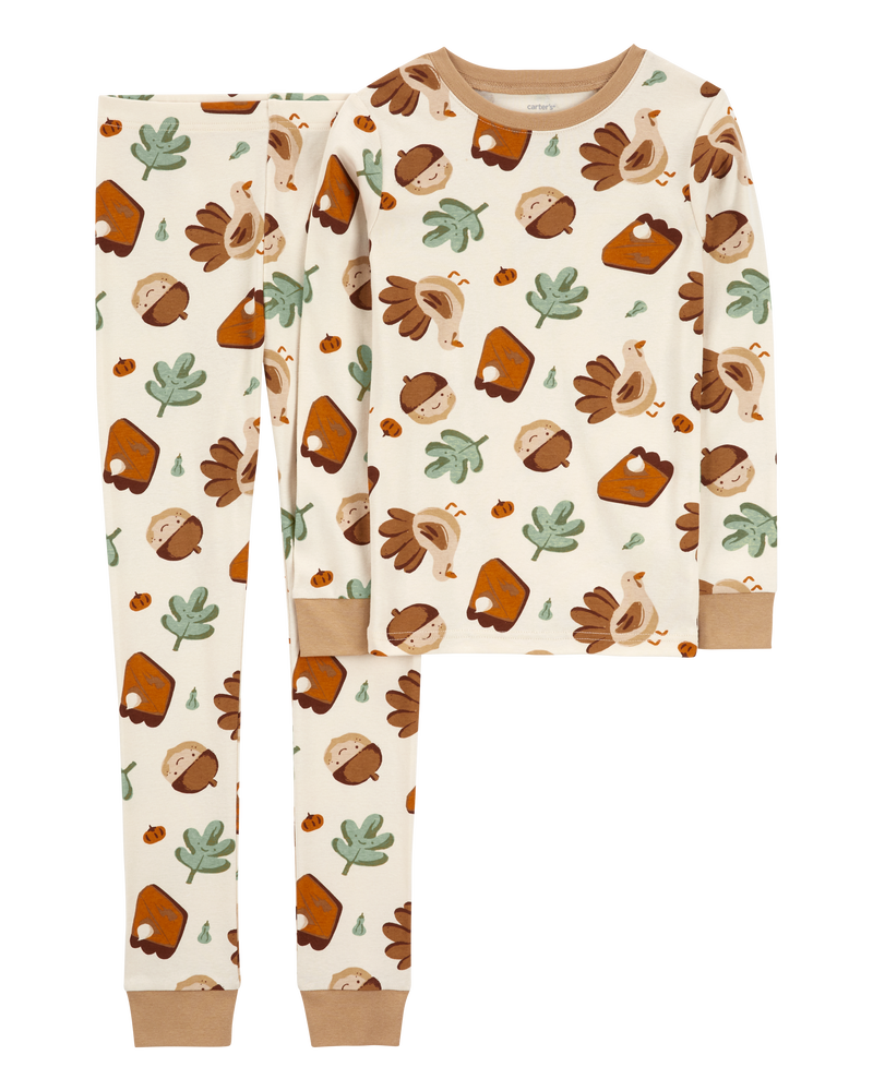 Kid 6-Piece Holiday 100% Snug Fit Cotton Pajamas, image 4 of 8 slides