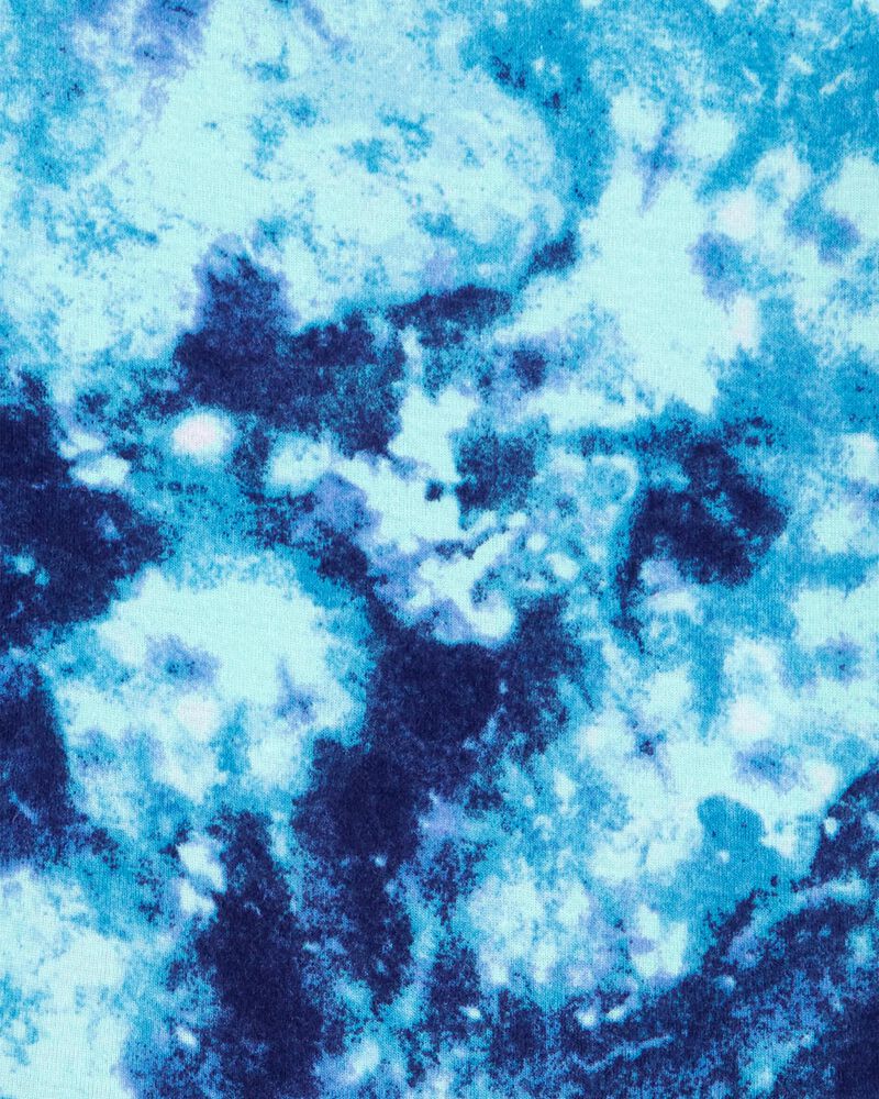 Kid 4-Piece Super Human Tie Dye Pajamas, image 3 of 4 slides
