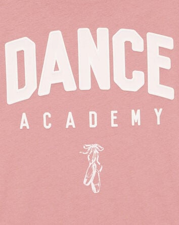 Kid Dance Academy Short-Sleeve Graphic Tee - Pink, 