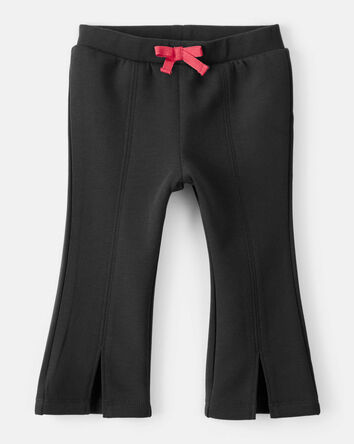 Baby Girl Pull-On Flare Pants - Black, 