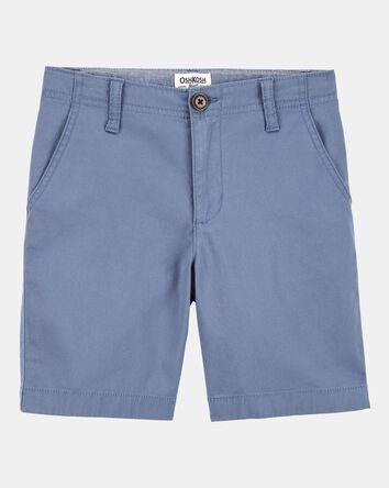 Boys Flat-Front Shorts - Blue, 