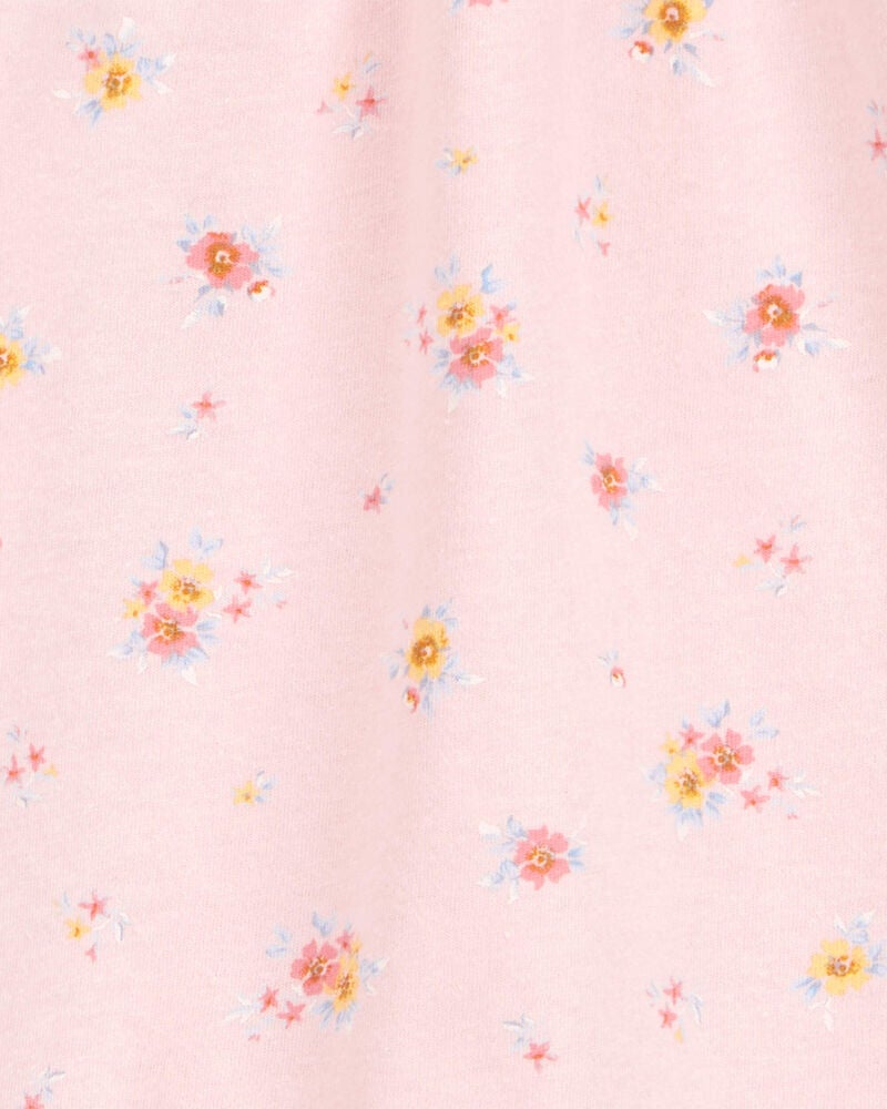 Toddler Floral Long-Sleeve Fashion Top - Pink, image 2 of 3 slides