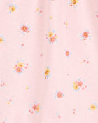 Toddler Floral Long-Sleeve Fashion Top - Pink, image 2 of 3 slides