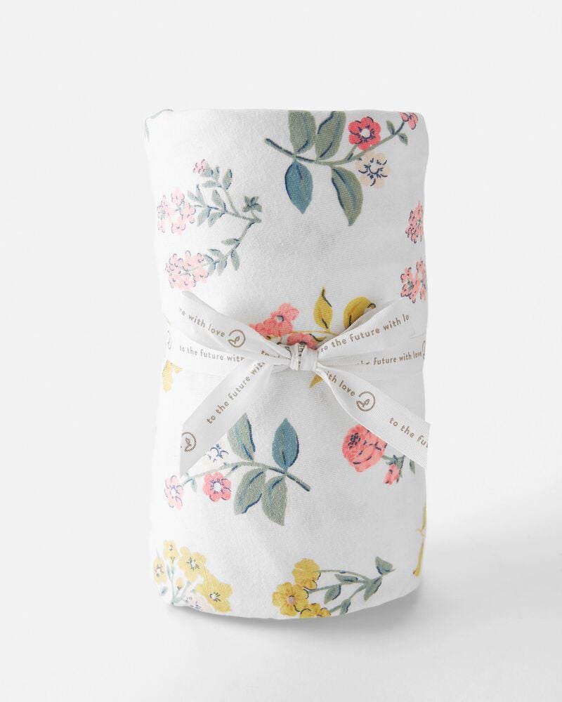 Baby Organic Cotton Standard Crib Sheet, image 2 of 4 slides