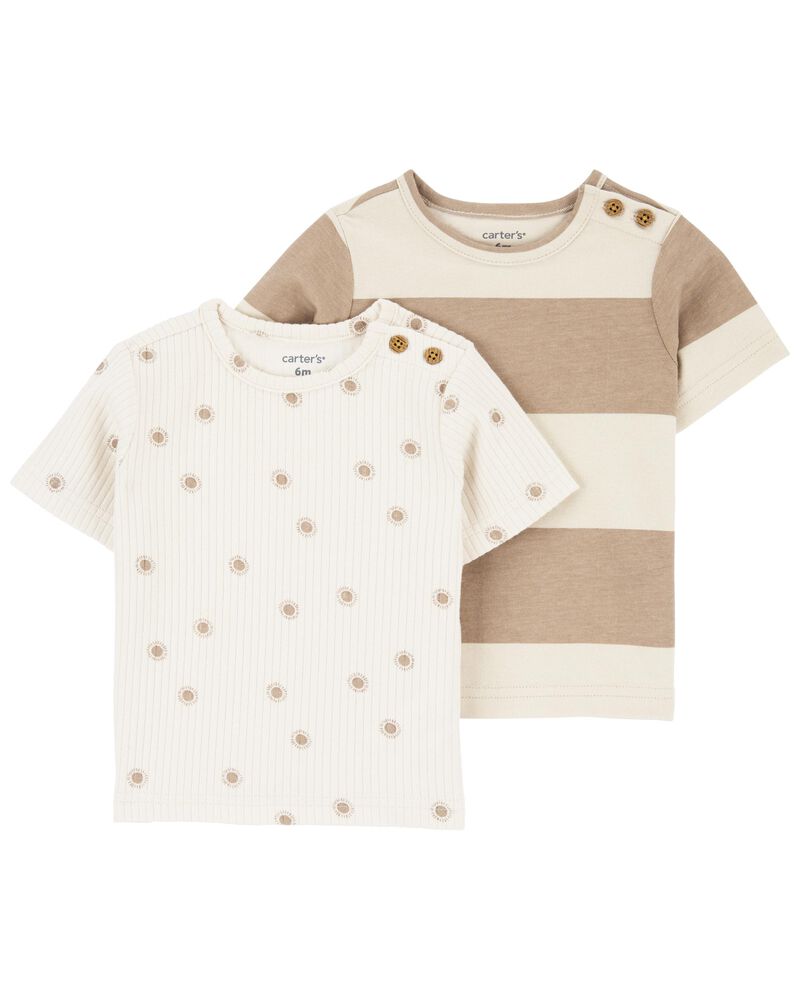 Baby 2-Pack Short-Sleeve Tees, image 1 of 4 slides