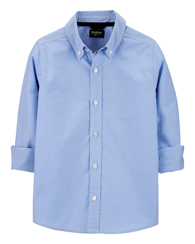 Kid Uniform Button-Front Shirt, image 2 of 3 slides