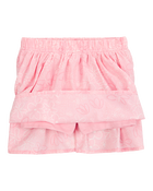 Toddler 2-Piece Print Skort Set - Pink, image 2 of 4 slides