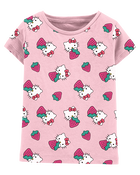 Toddler Hello Kitty® Short-Sleeve Graphic Tee - Pink, image 1 of 2 slides