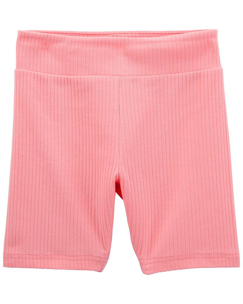 Kid Ribbed Bike Shorts, image 1 of 2 slides