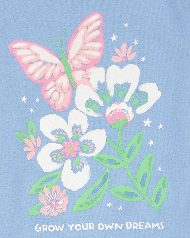 Toddler 2-Piece Butterfly 100% Snug Fit Cotton Pajamas, image 2 of 3 slides