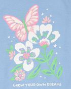 Toddler 2-Piece Butterfly 100% Snug Fit Cotton Pajamas, image 2 of 3 slides