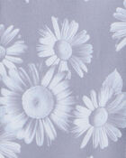 Girls Floral Active Leggings - Purple, image 3 of 4 slides