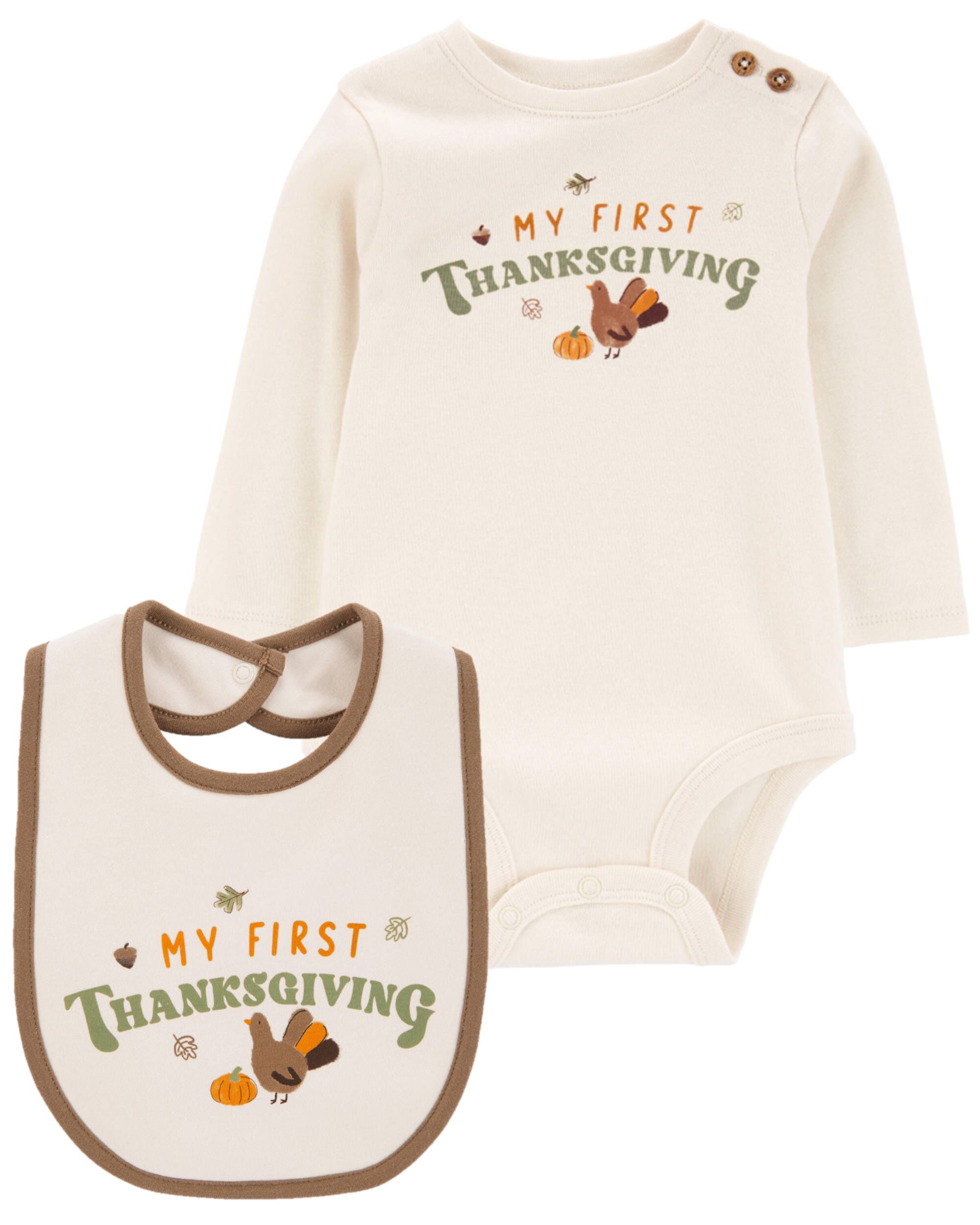 My first thanksgiving onesie boy discount