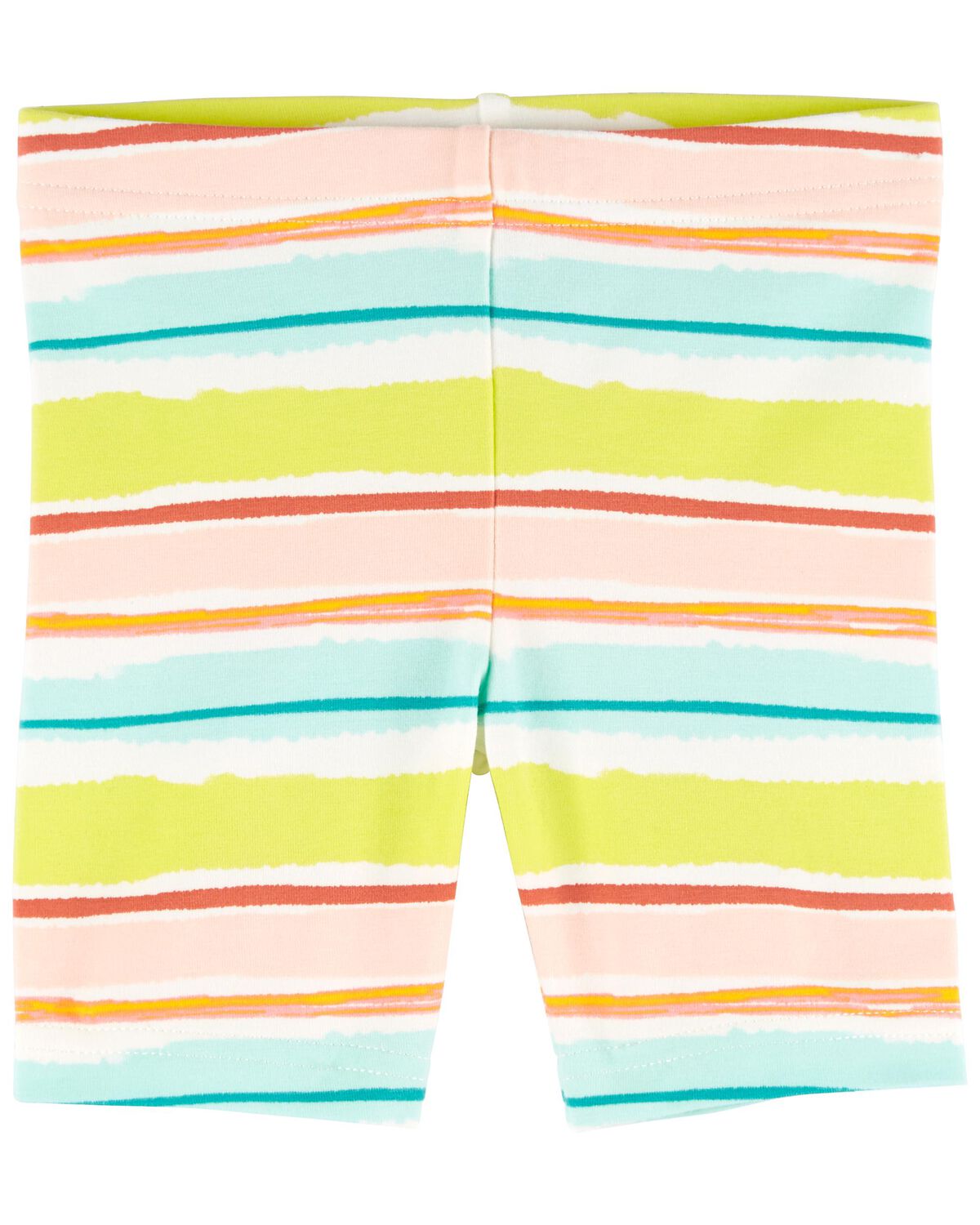 Multi Baby Striped Bike Shorts