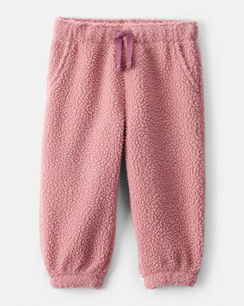 Baby Girl Cozy Jogger Pant - Pink, 