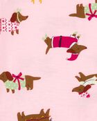Toddler 2-Piece Christmas Dog PurelySoft Pajamas, image 2 of 4 slides