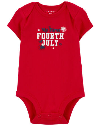 Baby My First 4th Of July Collectible Bodysuit, 