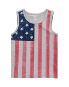 Toddler 4th Of July American Flag Tank, image 1 of 3 slides