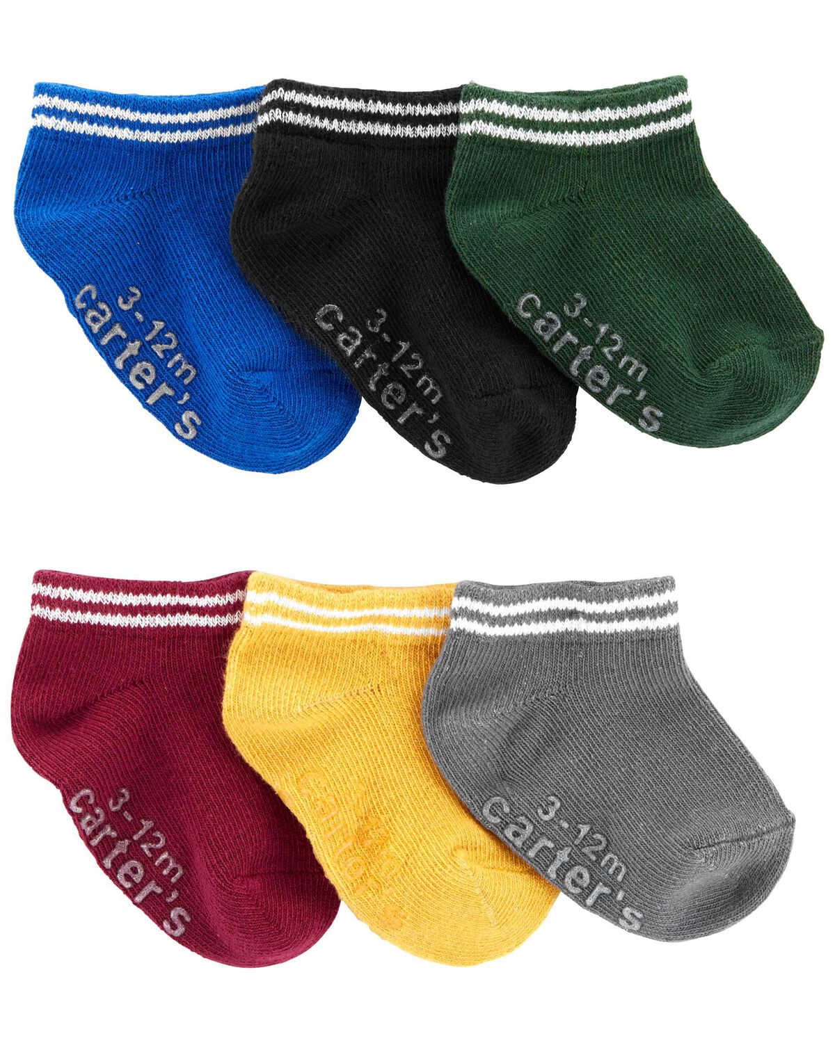 Multi Baby 6Pack Ankle Socks