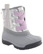 Toddler Lace-Up Snow Boots, image 1 of 7 slides