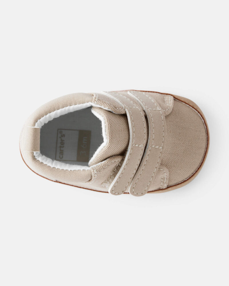 Baby Boy High-Top Casual Sneakers - Beige, image 4 of 6 slides
