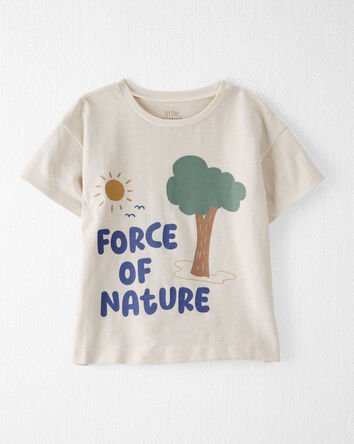 Toddler Organic Cotton Force of Nature Graphic Tee
, 