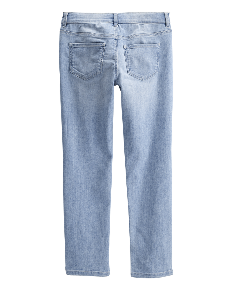 Kid Light Blue Wash Super Skinny-Leg Jeans, image 2 of 5 slides
