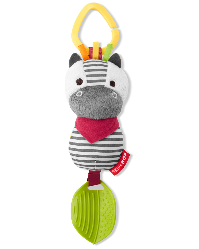 Baby Zebra Bandana Buddies Chime & Teethe Toy, image 1 of 7 slides