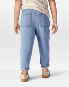 Toddler Organic Cotton Chambray Pants, image 3 of 6 slides