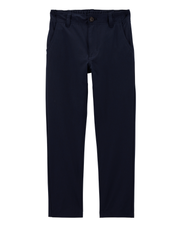 Boys Active Pull-On Uniform Pants - Navy, 