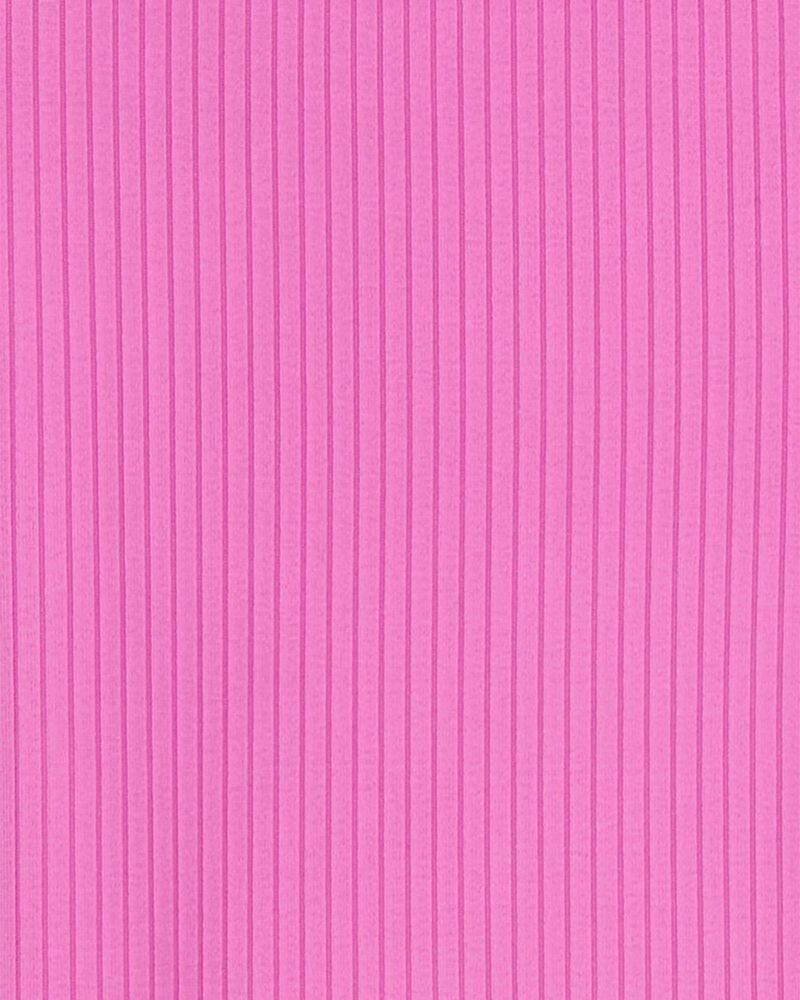 Kid 1-Piece Ribbed Swimsuit, image 2 of 3 slides