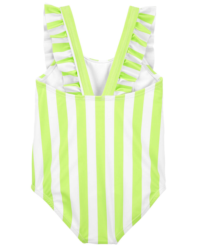 Toddler Striped 1-Piece Swimsuit, image 2 of 4 slides