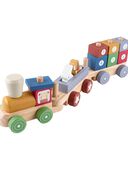 Multi - Toddler Wooden Train Set