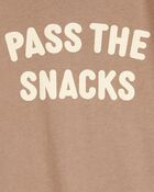 Toddler Pass the Snacks Short-Sleeve Graphic Tee - Brown, image 2 of 3 slides