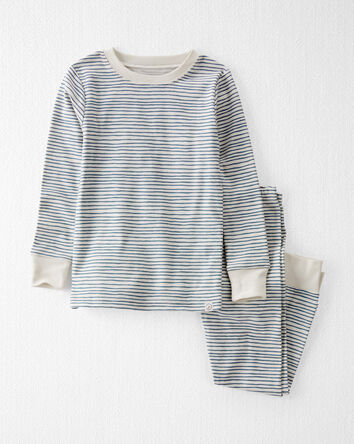 Toddler Organic Cotton Pajamas Set in Stripes, 