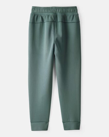 Boys Cotton Active Joggers - Green, 