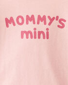 Baby Girl Cotton Long-Sleeve Graphic Bodysuit - Pink, image 2 of 3 slides