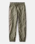 Girls Woven Jogger - Green, image 1 of 5 slides