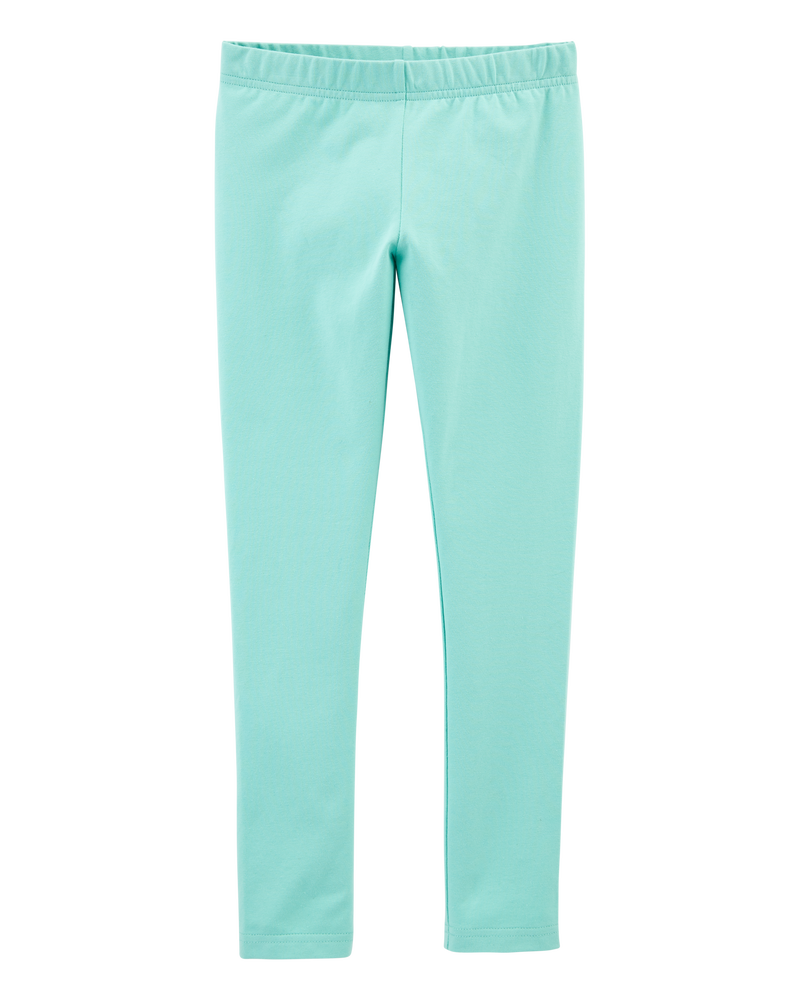 Kid Cotton Stretch Leggings, image 1 of 3 slides