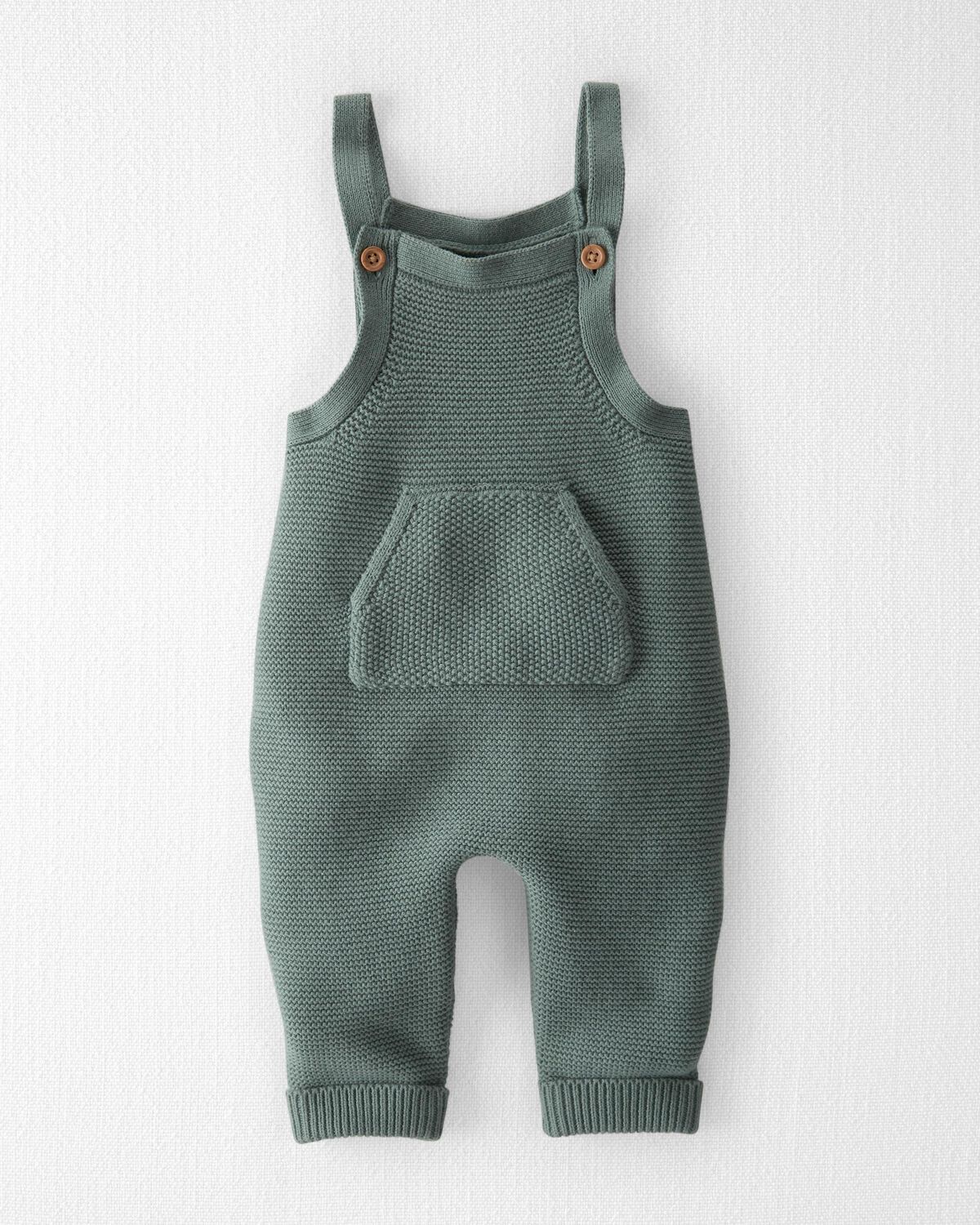 Sugar Pine Baby Organic Sweater Knit Overalls