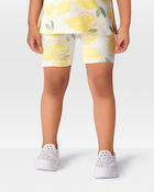 Toddler 2-Piece Lemon Tank Dress & Bike Shorts Set- Yellow/White, image 8 of 9 slides