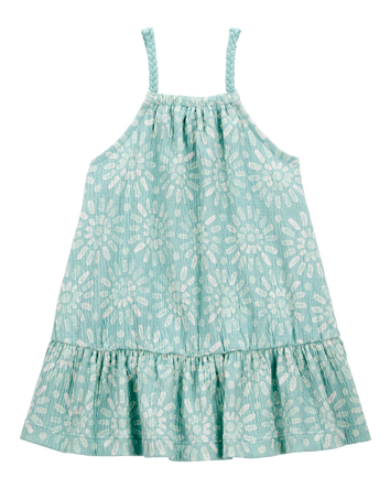 Baby Floral Crinkle Jersey Dress, 