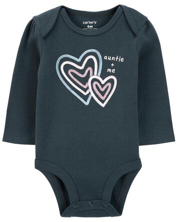 Baby Auntie Long-Sleeve Bodysuit, 