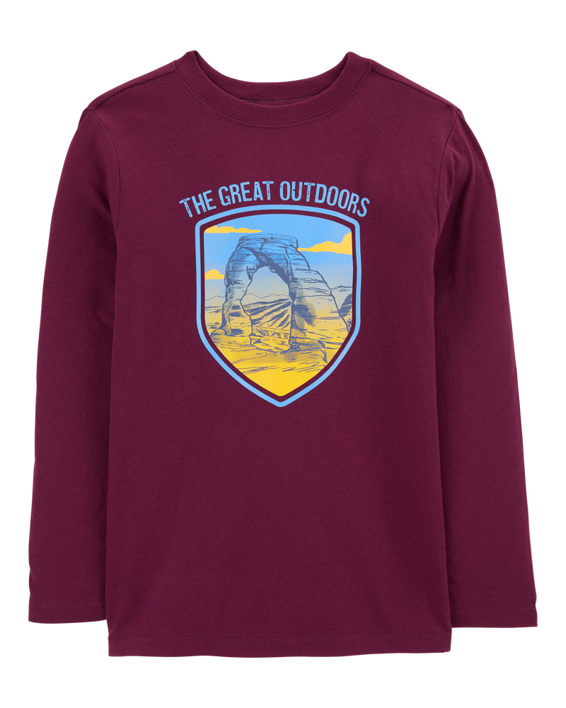 Boys The Great Outdoors Long-Sleeve Graphic Tee, image 1 of 3 slides